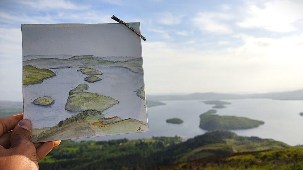 peindre en plein air - activité créative à faire pendant les vacances