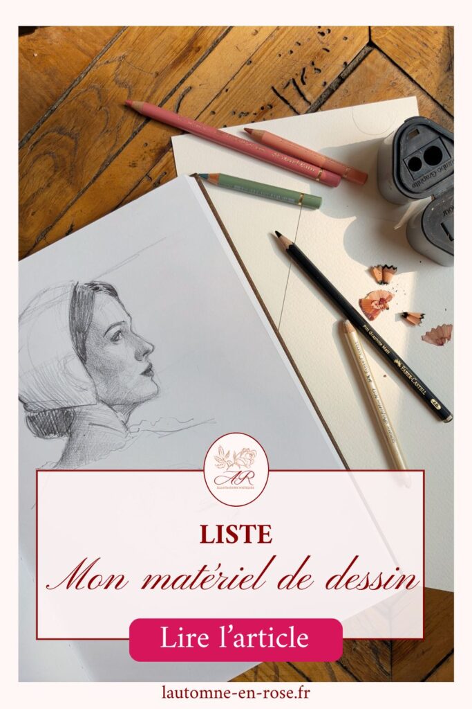 matériel de croquis