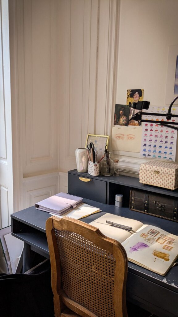 espace de travail atelier artistique