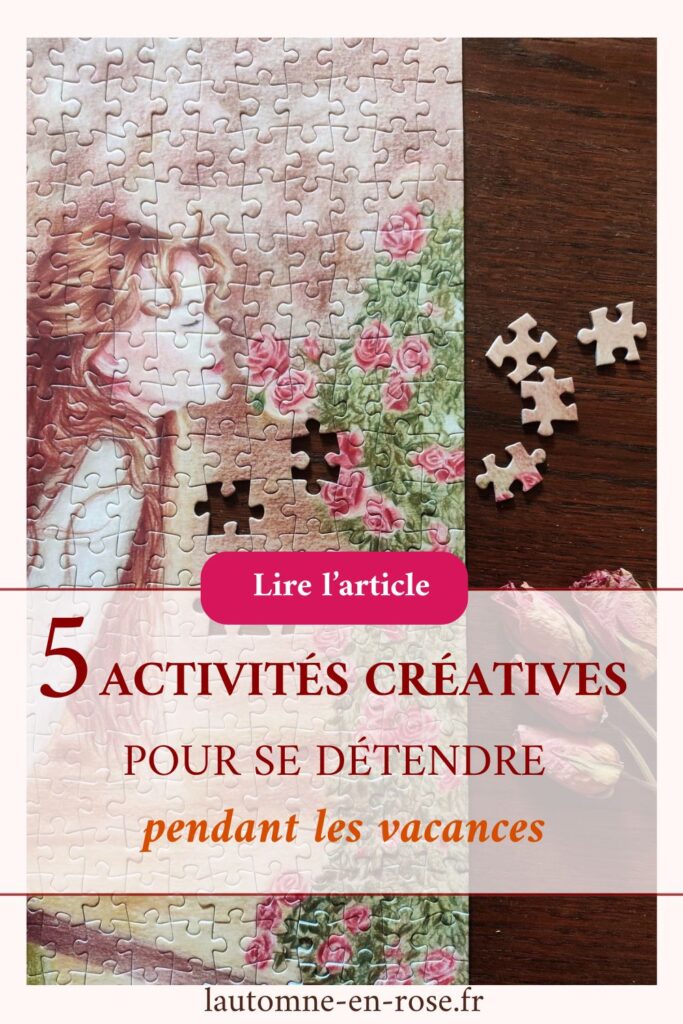 puzzle activité vacances