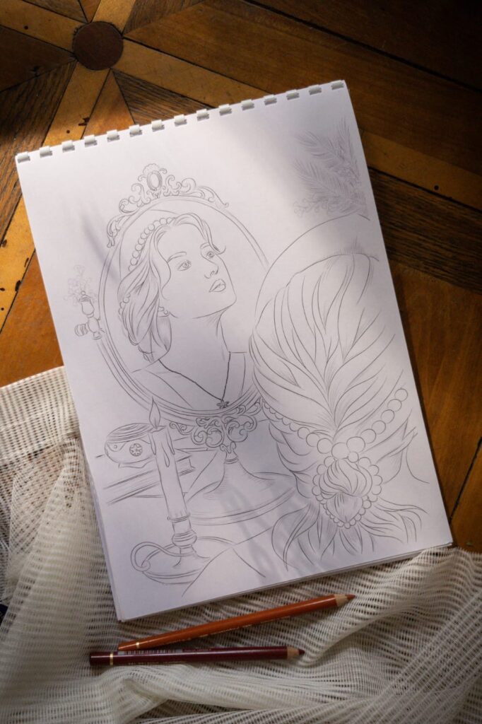 coloriage femme