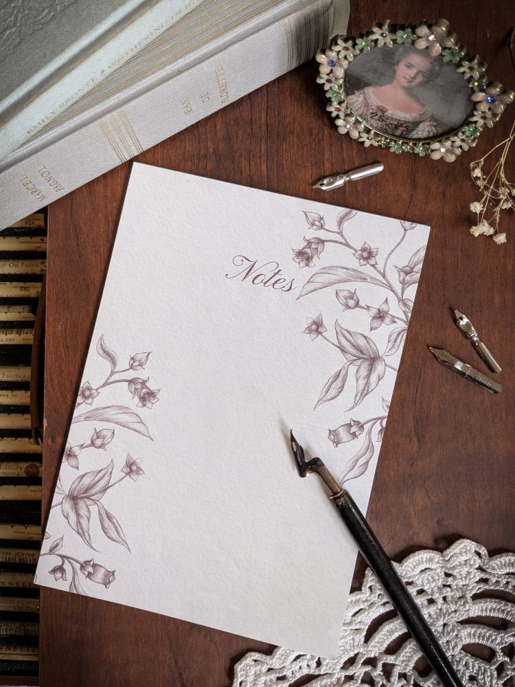 Bloc-notes Belladonna l'automne en rose 2
