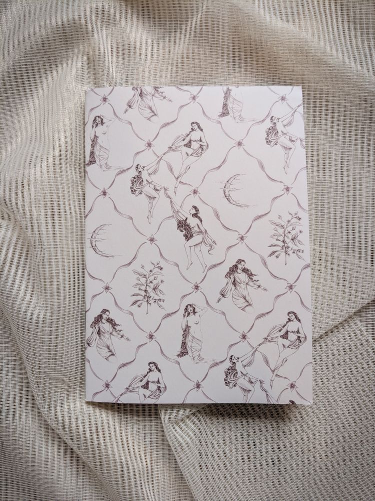 Carnet Motif Sorcières 5 l'automne en rose