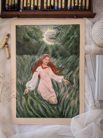 affiche sorcière nature