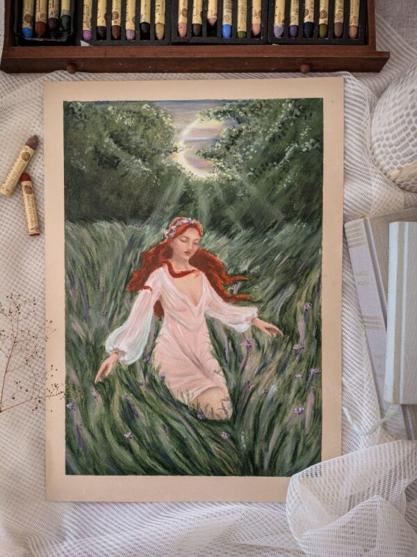 affiche sorcière nature