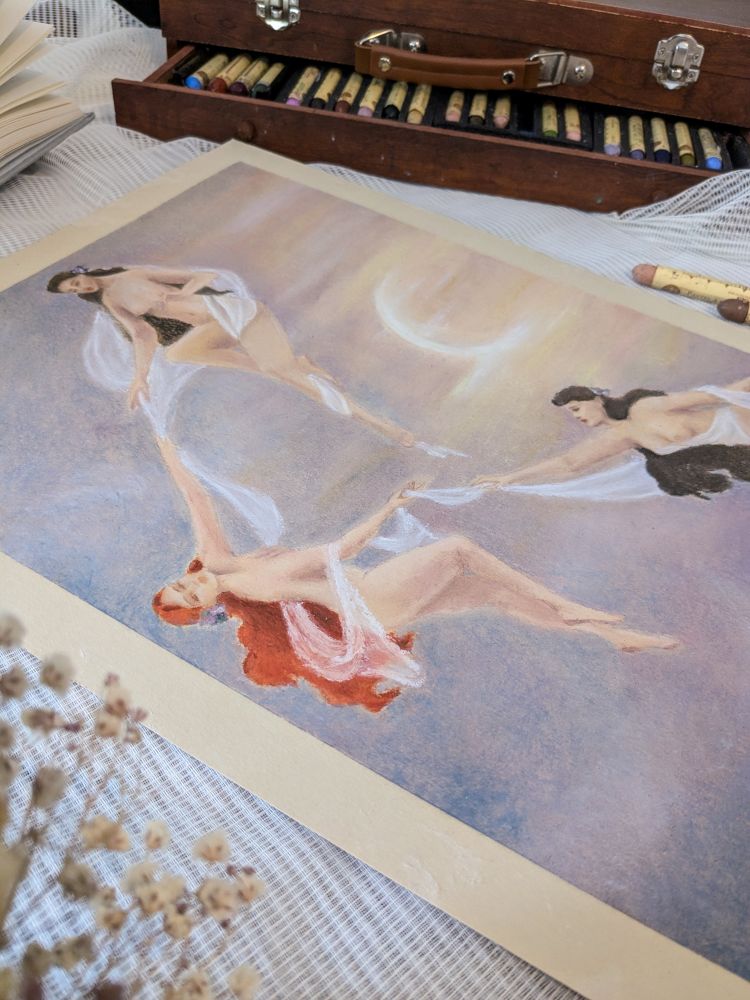 Sororité illustration l'automne en rose