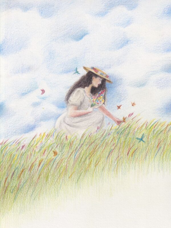 La Cueillette - Dessin Original