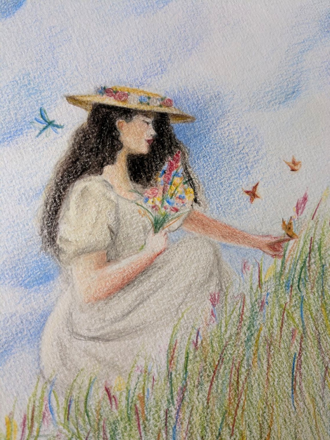 La Cueillette - Dessin Original – Image 2