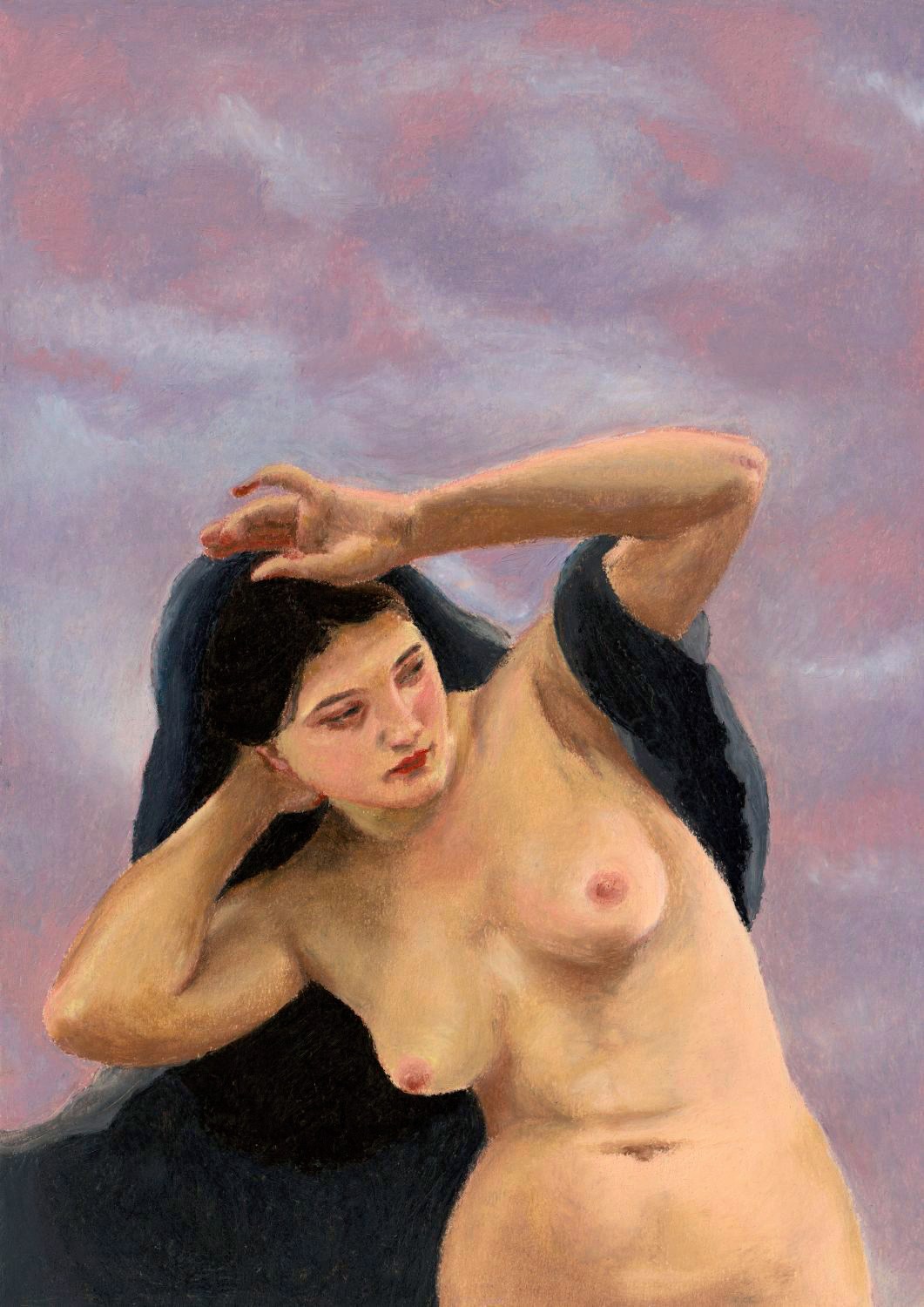 Affiche « Quand vient la nuit » – Etude William Bouguereau