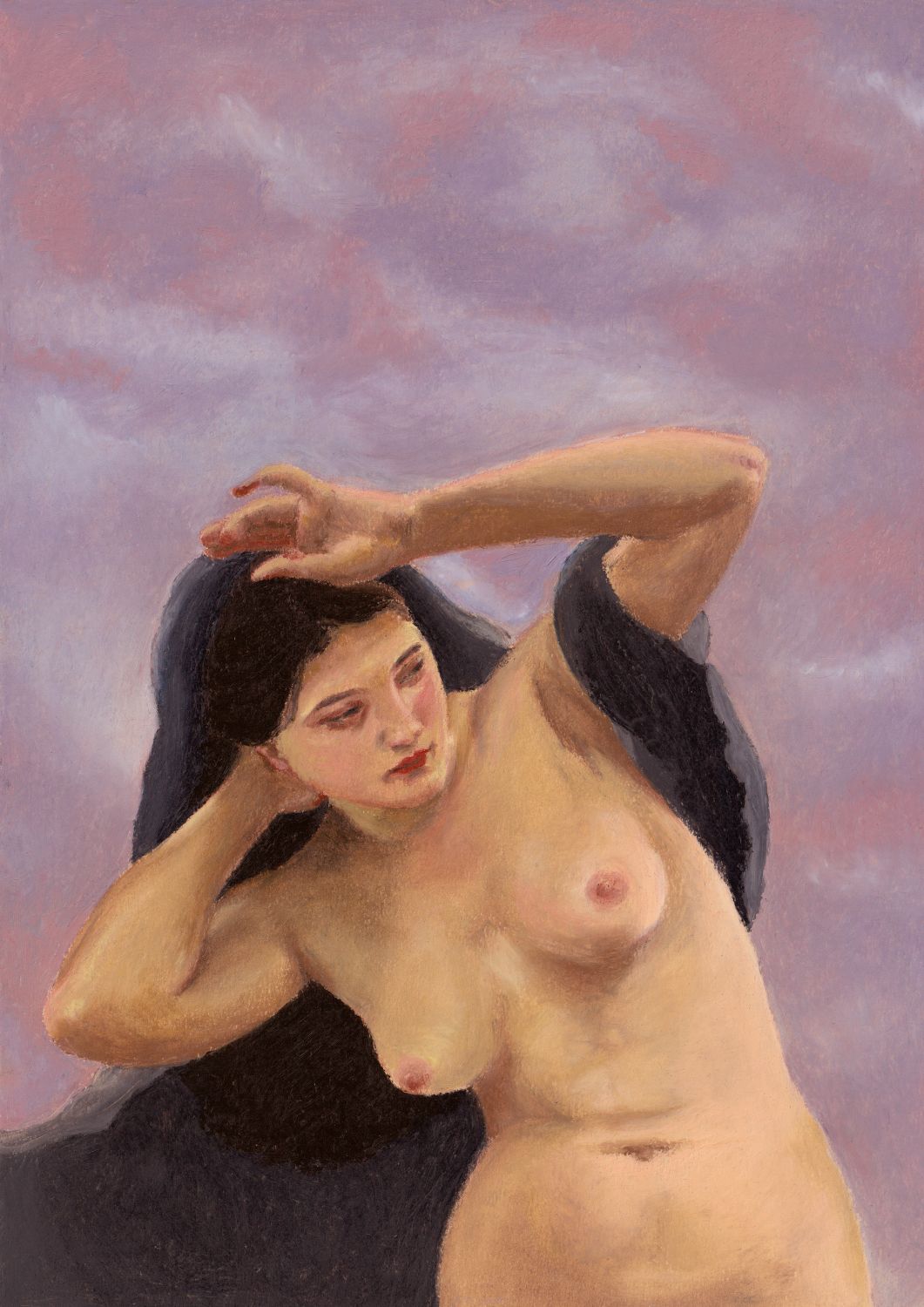 Affiche « Quand vient la nuit » – Etude William Bouguereau